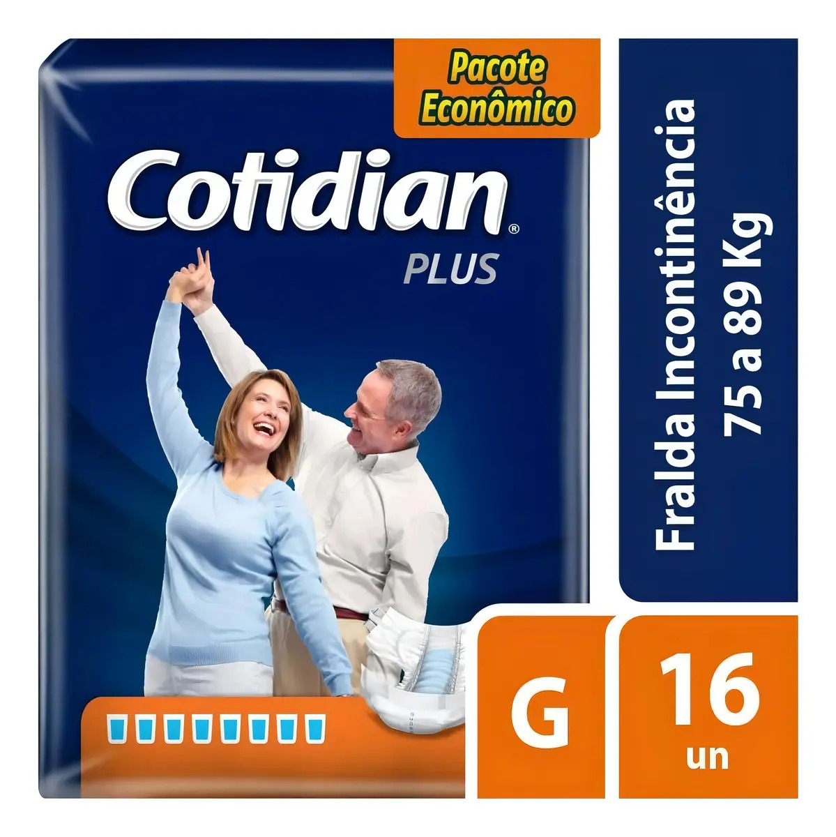 Pañal desechable para adultos Plus para uso diario, talla G