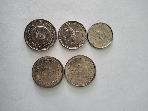 Lote Monedas Argentinas 1964 + 2 De Regalo