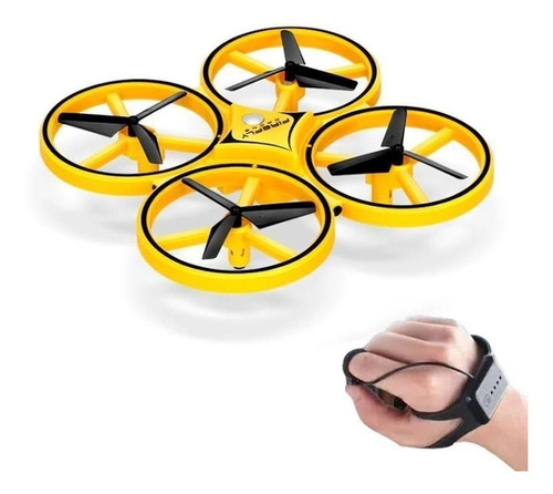 Brinquedo Mini Drone Quadricoptero Hand Sensor Polibrinq