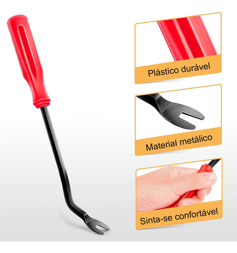 Presilhas Grampos Fixadores Carro Kit 1000 Com Chave Fenda