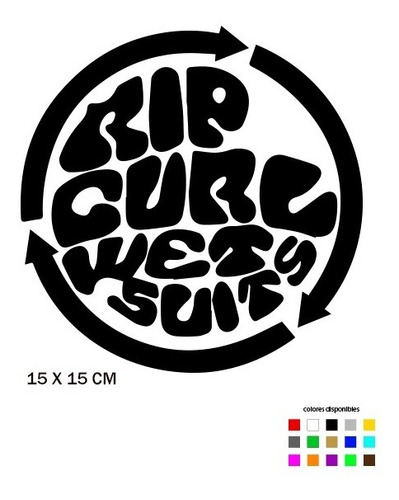 Sticker Rip Curl  Mod2