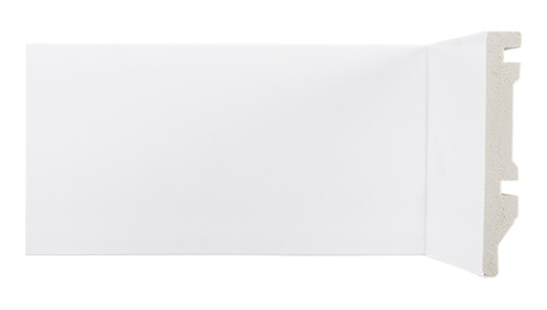 Rodape Poliestireno 10cm Liso 5190 Branco 44m (22br)