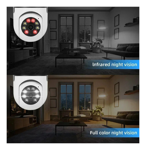 Cámara De Vigilancia Con Bombilla E27, Yiiot