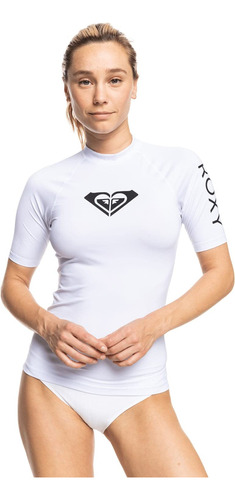 Roxy Camiseta Neopreno Termica Manga Corta Para Mujer