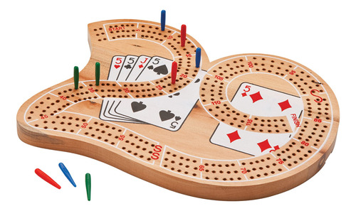 Mainstreet Classics Juego De Mesa De Madera 29 Cribbage