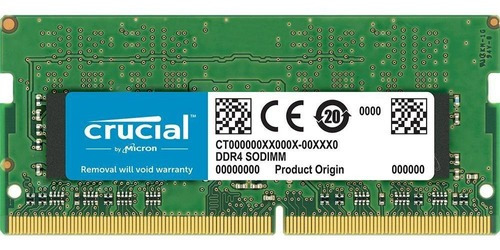 Memoria Ram Crucial 16gb Ddr4-2666 Sodimm Para Mac