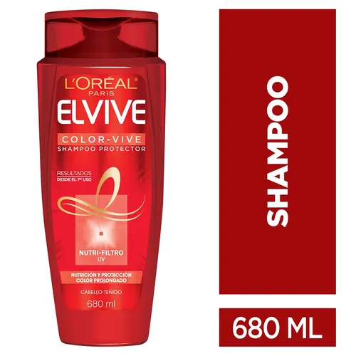 comprar Shampoo Color Vive 680ml Elvive Nutrición Y Protección