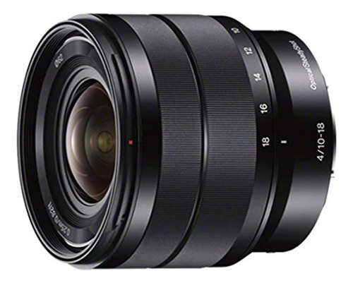 Sony Sel1018 Lente De Zoom De Gran Angular, 10 a 18 mm