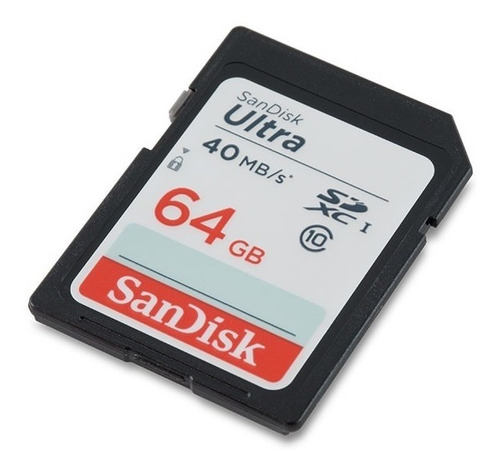 Memoria Sandisk Sd 64 Gb Clase 10 Ultra 40mbs Super Rapida