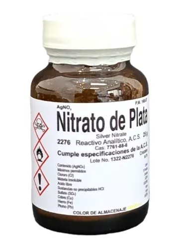 2276-5 - Nitrato de Plata R. A. de 5g Fagalab