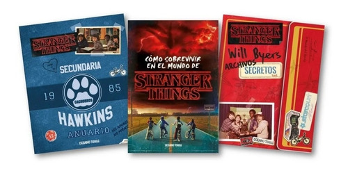 Pack Stranger Things : Anuario Archivos Secretos (3 Libros )