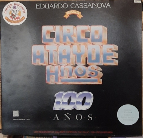 Disco Lp Circo Atayde Hnos. Eduardo Cassanova #5085