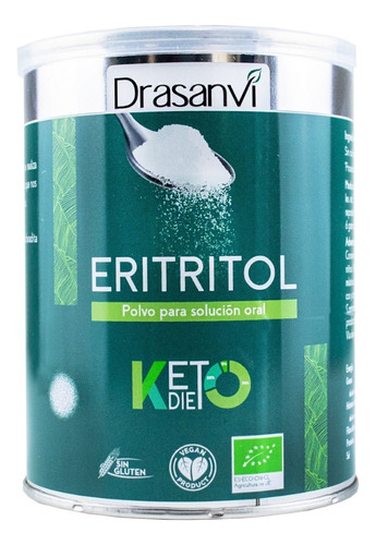 Eritritol Ecológico Bio Keto Puro - Frasco X 500 G