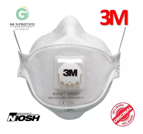 Mascarilla FFP3 3M 9332 para protección respiratoria