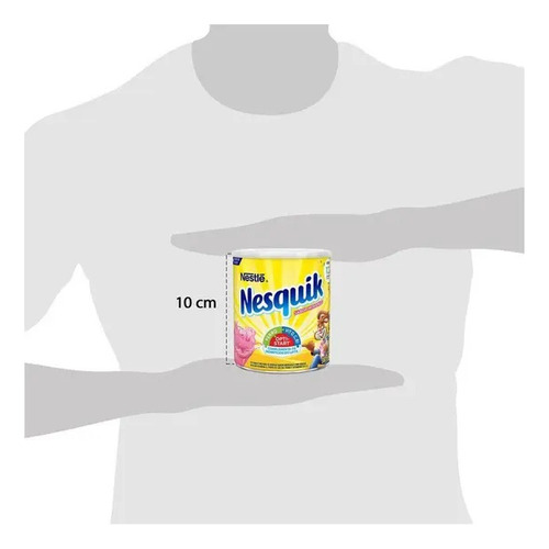 Chocolate con Leche Nesquik Fresa Lata 380g Nestlé