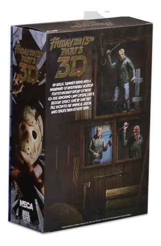 Friday The 13th Part Iii 3d Jason Voorhees Acción Figura