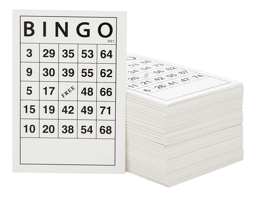 Juego Clásico De Bingo Para Anultos Y Niños, 3 Juegos De 60