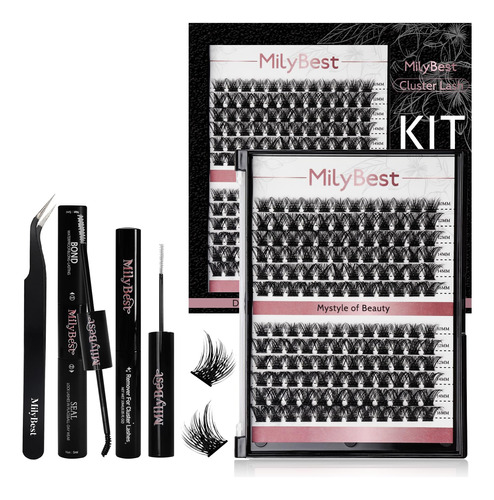 Milybest Kit De Extension De Pestanas Para Bricolaje, 144 Un