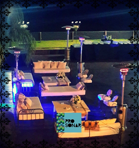 Alquiler De Calefactores, Carpas, Gazebos,ventiladores, Dj