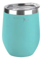 Comprar Vaso\u002Fmate Selecta Térmico Con Tapa Acero Inoxidable 350ml Color Turquesa