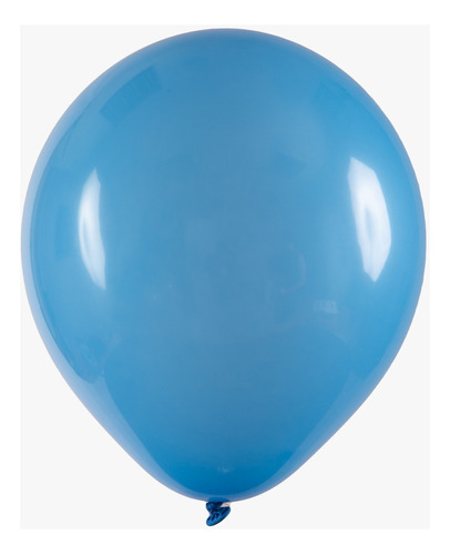 Balão Bexiga Redondo 9 Azul Celeste - 50 Unid - Art Latex