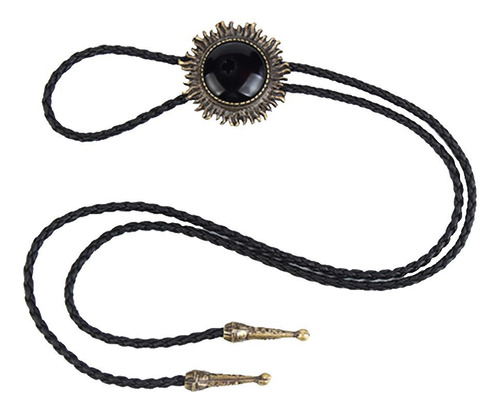 Vintage Western Cowboy Bolo Tie Bronce Colgante Colgante