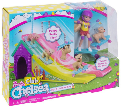 Chelsea Barbie Pista De Patinaje,articulada Nueva Mattel
