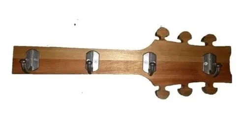 Perchero De Pared Mango De Guitarra