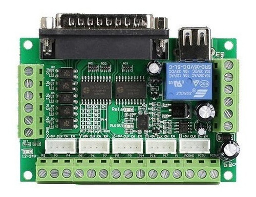 Placa Interfaz Para Mach3 Via Lpt (puerto Paralelo) Hasta 5