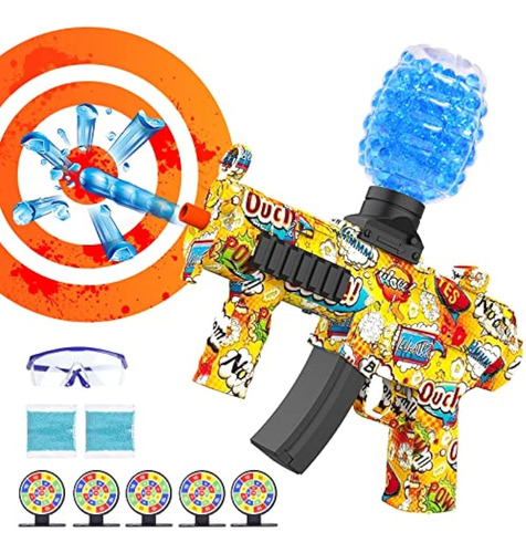 Uxsio Gel Splatter Water Ball Blasters Toy Gun, Full Auto Ou