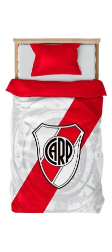 Cubrecama Cover 1 1/2 Plaza River Plate Boca Juniors Digital