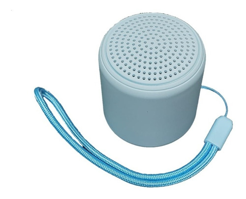 Caixa Som Bluetooth Tws Silicone Mini Speaker 3w Azul