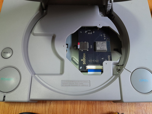 Playstation 1 Fat + Xstation Ode + Controle Original Cinza