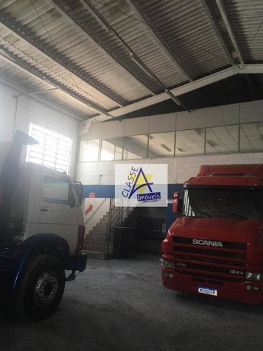 Imagem 3 de 3 de Galpão Para Alugar, 600 M² Maua Por R$ 6.900/mês - Jardim Maringá - Mauá/sp - Ga0093