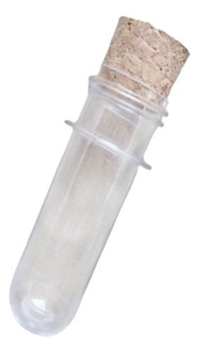 Tubete Pequeno De Acrílico Com 8cm Altura Com Tampa Rolha