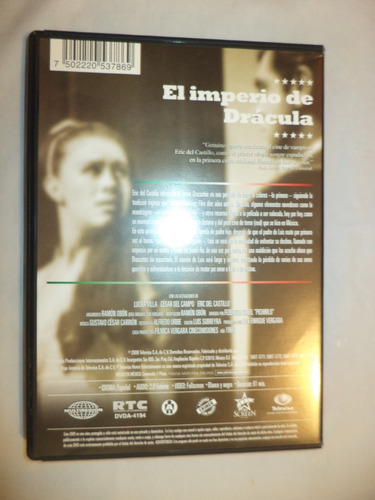 Dvd. El Imperio De Drácula. México En Pantalla (Usado)