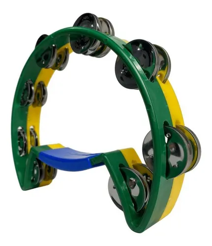Pandeirola Meia Lua Torelli Tp315 Edición Especial Brasil