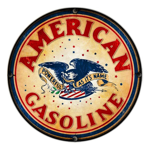 #111 - Cuadro Decorativo Vintage Retro / American Gasoline