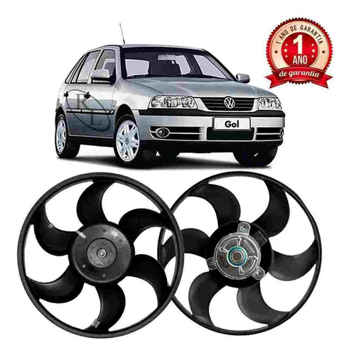 Ventoinha Eletroventilador Vw Gol G3 1998 1999 2000 S/ar