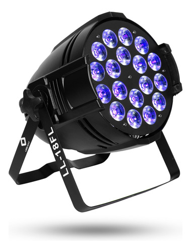 Fly Case Com 8 Canhões Led Par Full 18x18w Rgbwauv Led Par