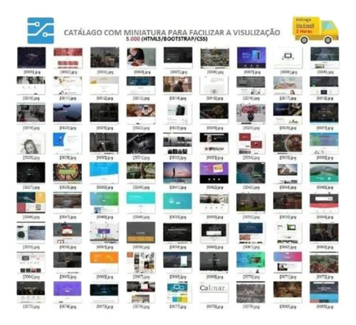 Pack Com 5.000 Templates Html5 Modelos Responsivos Editáveis