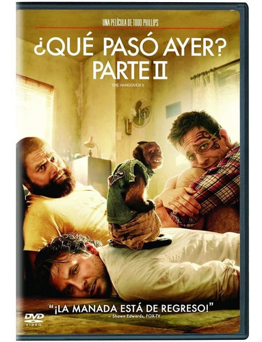 Que Paso Ayer 2 | Dvd Bradley Cooper Película Nueva