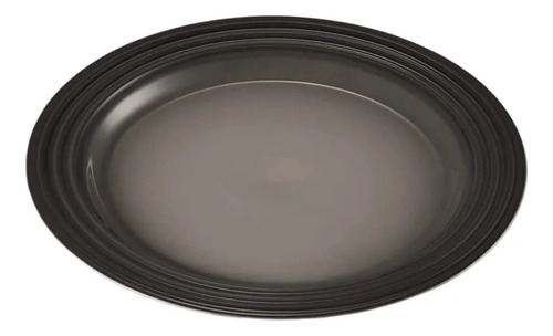 Prato Redondo Raso 22 Cm Flint Le Creuset