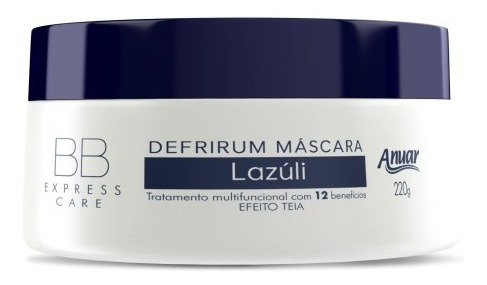 Shampoo Detox 300ml + Defrirum Máscara Lazúli 220g Anuar
