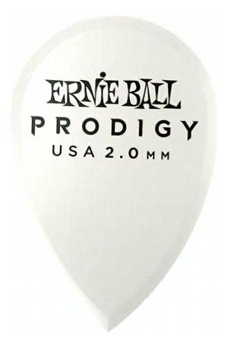 Ernie Ball Prodigy Púas Para Guitarra, 2 Mm, Forma De