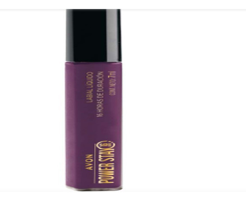 Power Stay Avon Labial 16 Horas Acabado Mate Color Power On Plum