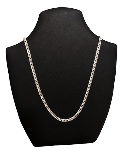 Collar Cadena De Hombre Plata 925 Groumet Cerrada 3,5 Maciza