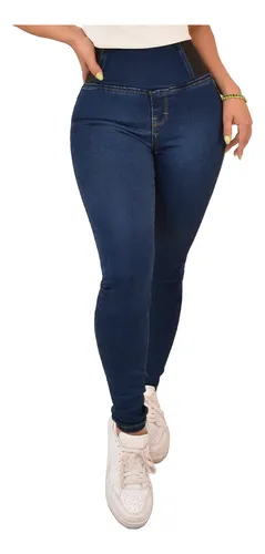 Pantalon Jeans Skinny Cintura Alta Lee Mujer 256