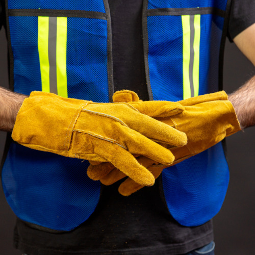 10 Pares | Guantes De Carnaza Largo Estándar Bylack