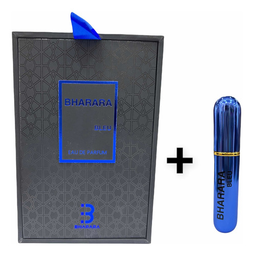 Perfume Bharara Blue + Perfumero Origi - mL a $3199